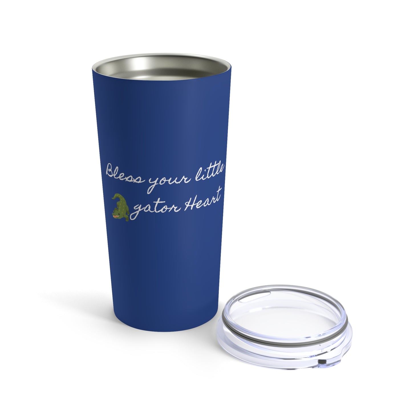 Bless your Gator heart tumbler - Blue