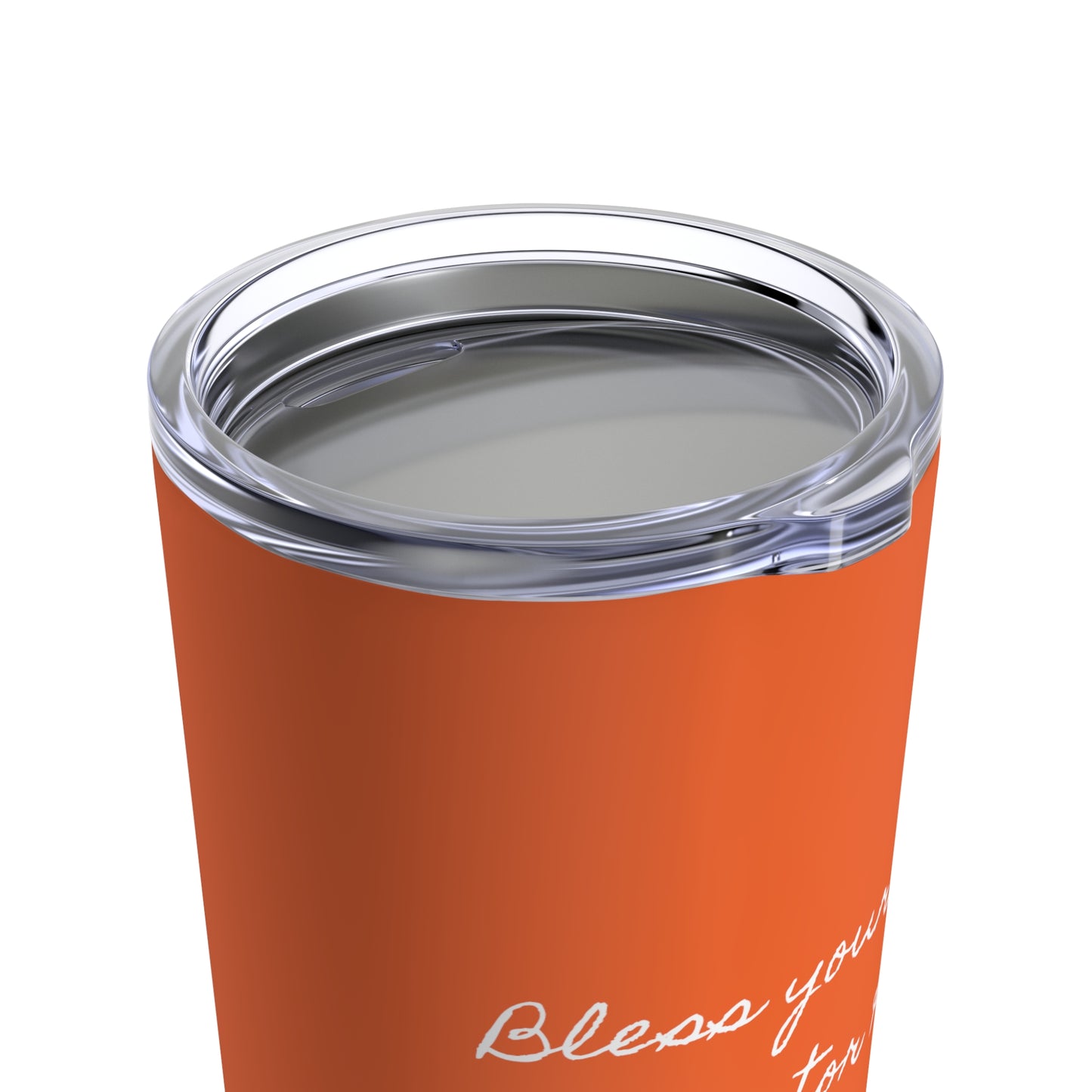Bless your Gator heart tumbler - Orange