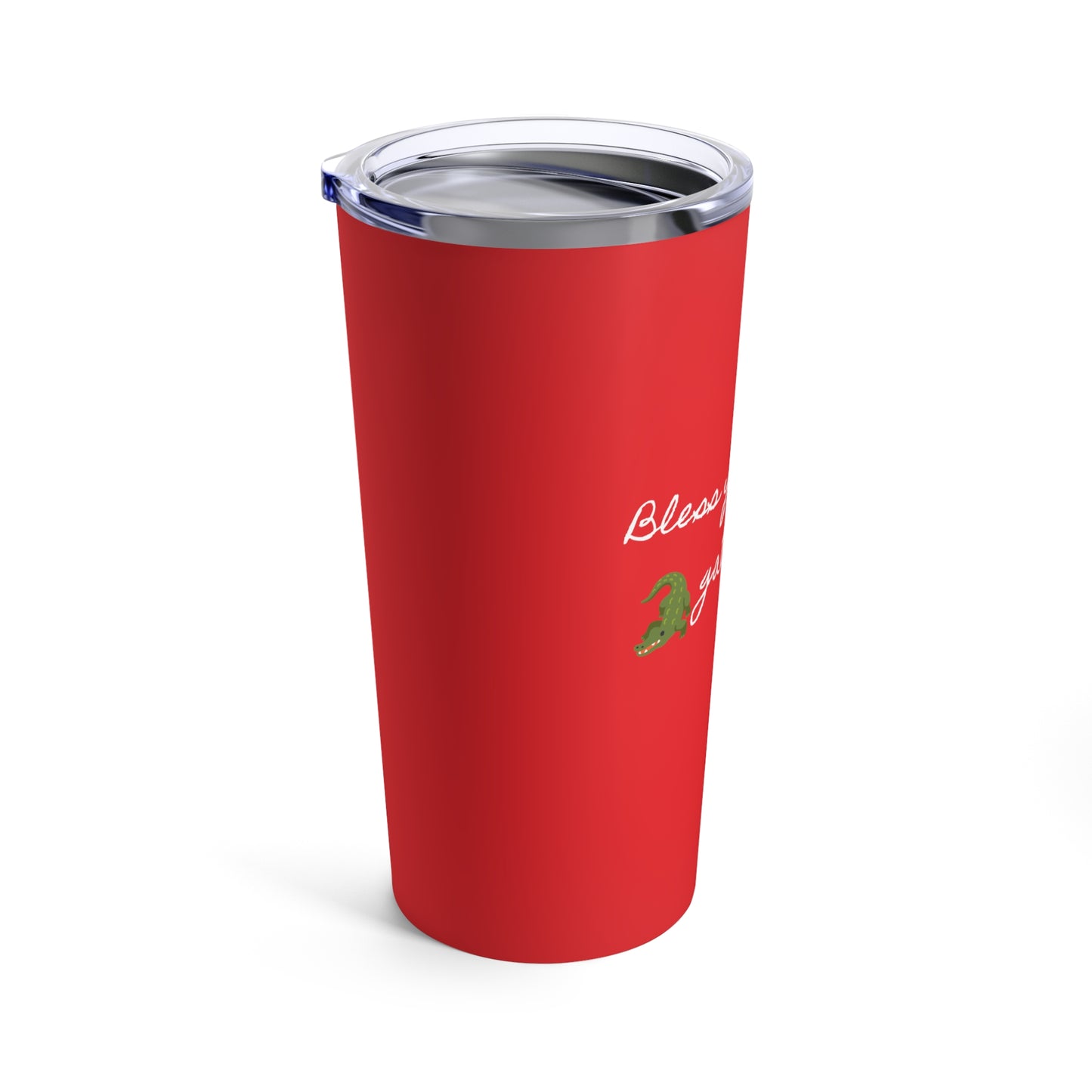 Bless your Gator heart tumbler - Red/White
